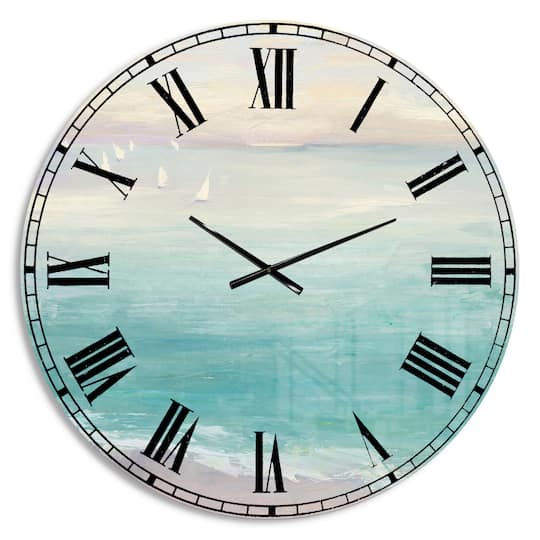 Designart From The Shore Traditional Wall Clock
